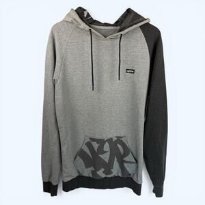 Flag Nor Fail Men's Two-tone Gray Hoodie M/L No Size Tag